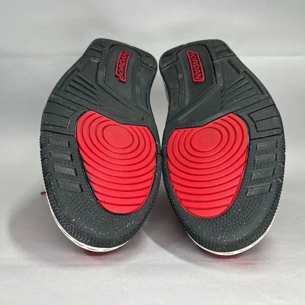 Jordan Flight 45 Shoes Men's Size 11.5 Red‎ High Top Retro Basketball Sneakers